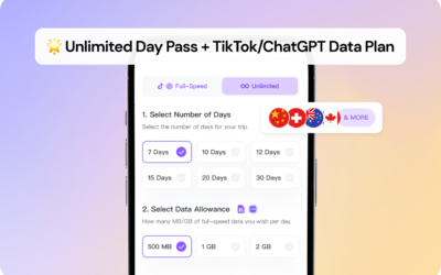 Get Textr eSIM Day Pass & TikTok/ChatGPT Data Plan